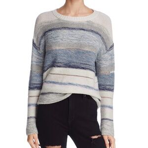 Rails Daphne Swiss Alps Stripes Wool Cashmere Crew Neck Sweater Womens
Size XS